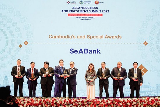 SeABank là doanh nghiệp Việt Nam duy nhất nhận giải thưởng đặc biệt Cấp khu vực ASEAN Business Award 2022