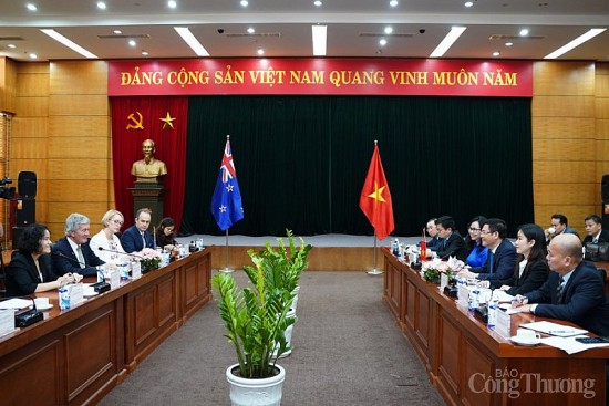 Bộ trưởng Nguyễn Hồng Diên làm việc với Bộ trưởng New Zealand