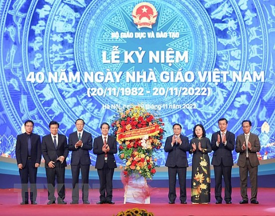 Thủ tướng Phạm Minh Chính: Nghề dạy học cao quý nhất, góp phần xây đất nước hùng cường