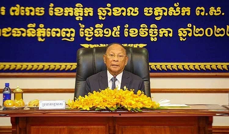 Chủ tịch Quốc hội Campuchia Heng Samrin kiêm Chủ tịch Đại hội đồng AIPA lần thứ 43