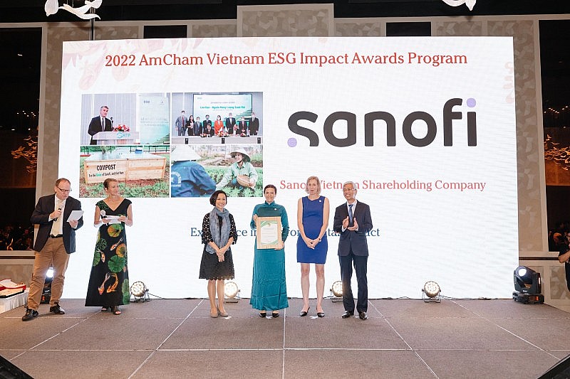 Giải thưởng là sự công nhận đóng góp của Sanofi về những sáng kiến cho sự phát triển bền vững