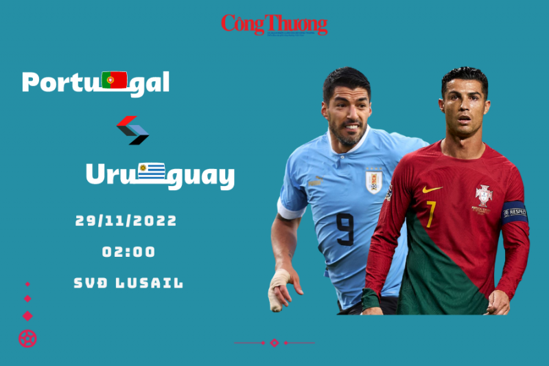Link xem trực tiếp trận Bồ Đào Nha - Uruguay 2h 29/11: Vé sớm vòng 1/8?