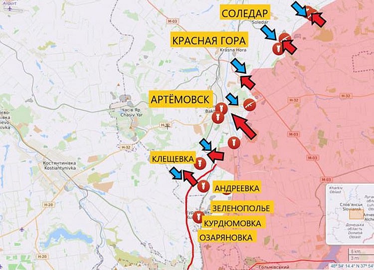 Chiến sự Nga-Urkaine: Bakhmut có phải là chiếc bẫy chết người đối với Ukraine?
