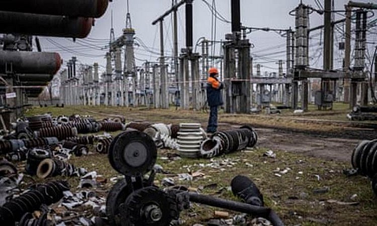 Ukraine đề nghị khẩn cấp giúp khắc phục mạng lưới điện bị tàn phá
