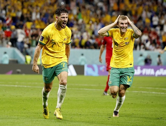 Kết quả trận Australia - Đan Mạch, vòng bảng World Cup 2022:  Đại diện châu Á tạo "địa chấn"