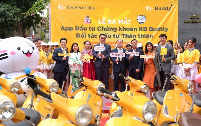 Chứng khoán KB Việt Nam chính thức ra mắt ứng dụng chứng khoán KB Buddy dành cho nhà đầu tư mới