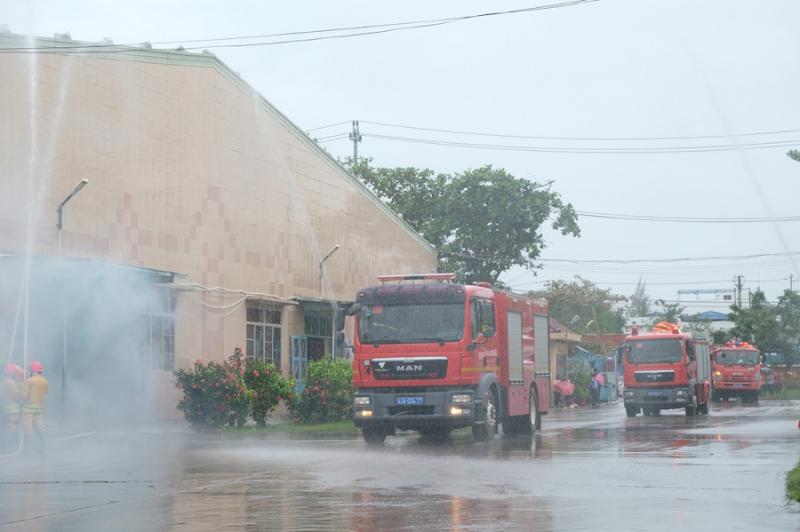 Đà Nẵng: Hơn 750 người diễn tập phòng cháy chữa cháy tại khu công nghiệp