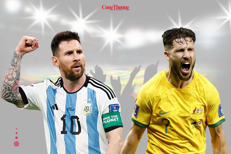 Link xem trực tiếp trận Argentina - Úc 02h00 ngày 04/12: