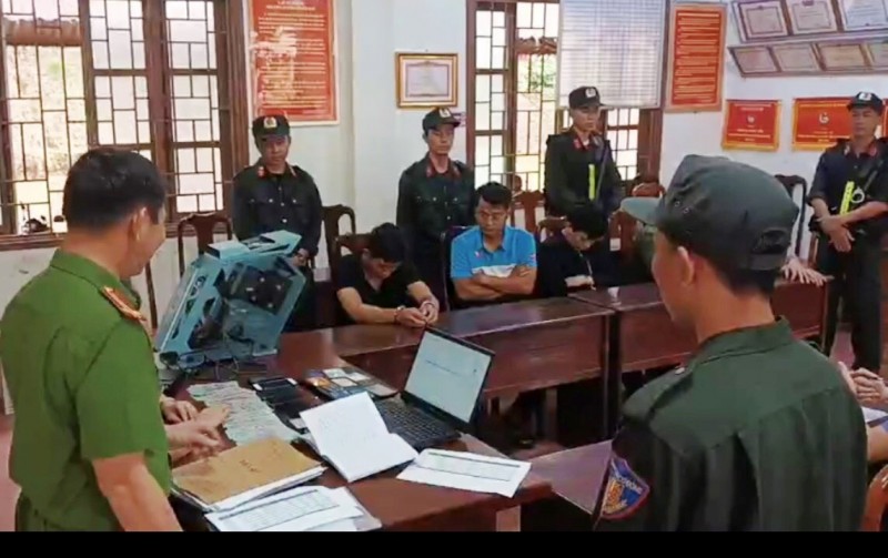 Lực lượng Công an Đắk Nông bắt giữ các đối tượng trong đường dây tổ chức đánh bạc, đánh bạc qua mạng Internet quy mô lớn