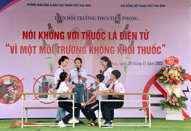 Thái Bình: Nói không với thuốc lá điện tử, vì môi trường không khói thuốc