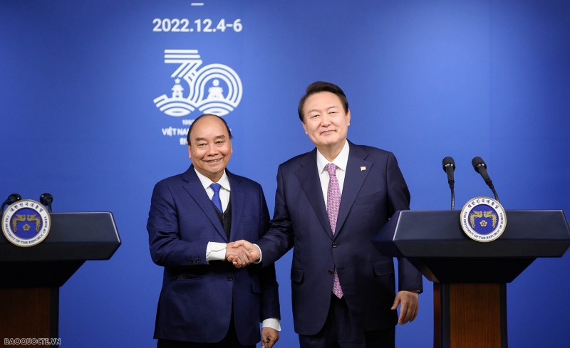 Việt Nam chính thức trở thành Đối tác chiến lược toàn diện của Hàn Quốc