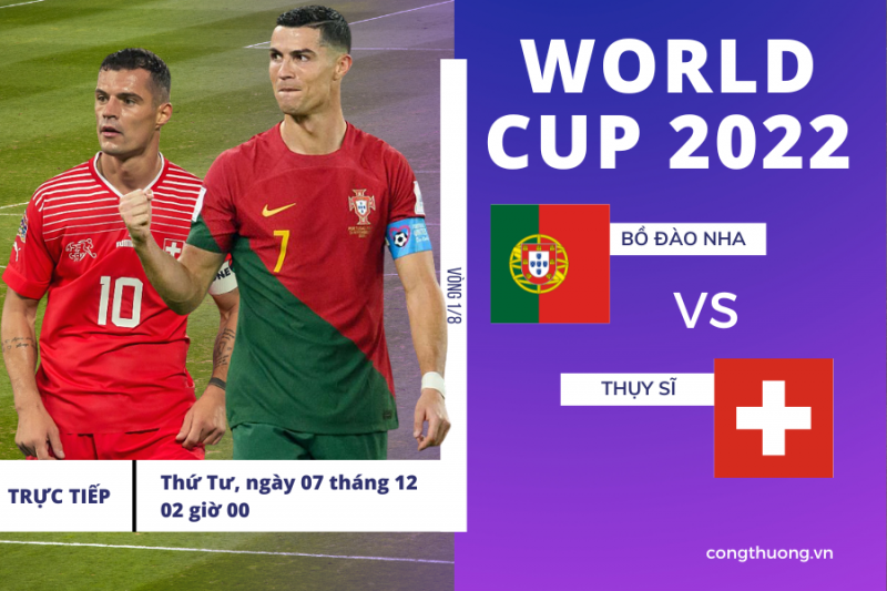 Link xem trực tiếp trận Bồ Đào Nha vs Thụy Sĩ 02h00 ngày 7/12: Messi gọi, Ronaldo liệu có trả lời?