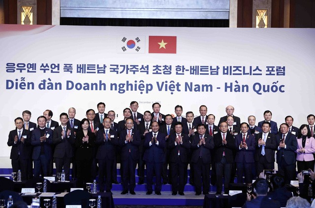 Hướng tới kim ngạch thương mại Việt Nam - Hàn Quốc đạt 100 tỉ USD vào năm 2023