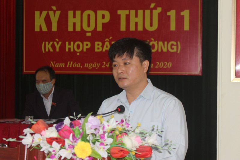 ông Lê Mạnh Tuyến - Phó Chủ tịch thường trực UBND thị xã Quảng Yên (Ảnh: Cổng thông tin điện tử Quảng ninh)