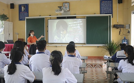 Yên Bái: Tuyên truyền phòng chống thuốc lá trong trường học