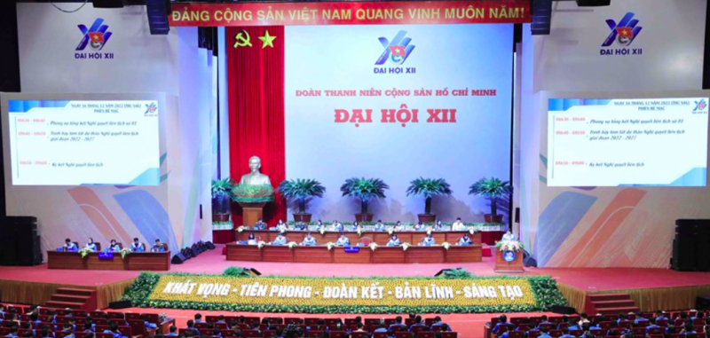 Hình ảnh khai mạc Đại hội đại biểu toàn quốc Đoàn TNCS Hồ Chí Minh lần thứ XII