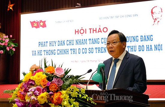 Hà Nội: Phát huy dân chủ nhằm tăng cường xây dựng Đảng và hệ thống chính trị ở cơ sở