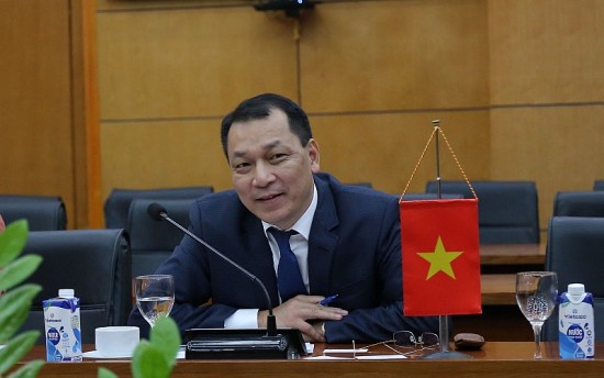Thứ trưởng Đặng Hoàng An tiếp và làm việc với Đại sứ đặc mệnh toàn quyền Vương quốc Bỉ tại Việt Nam