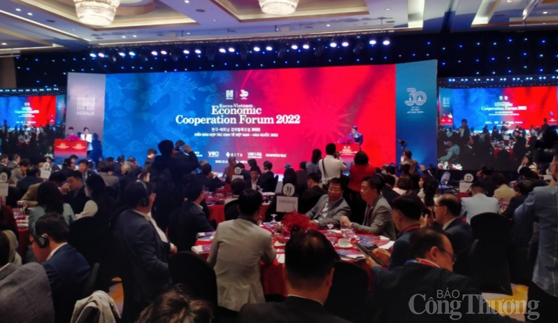 Diễn đàn Hợp tác kinh tế Việt Nam – Hàn Quốc 2022: Cơ hội thúc đẩy thương mại và đầu tư