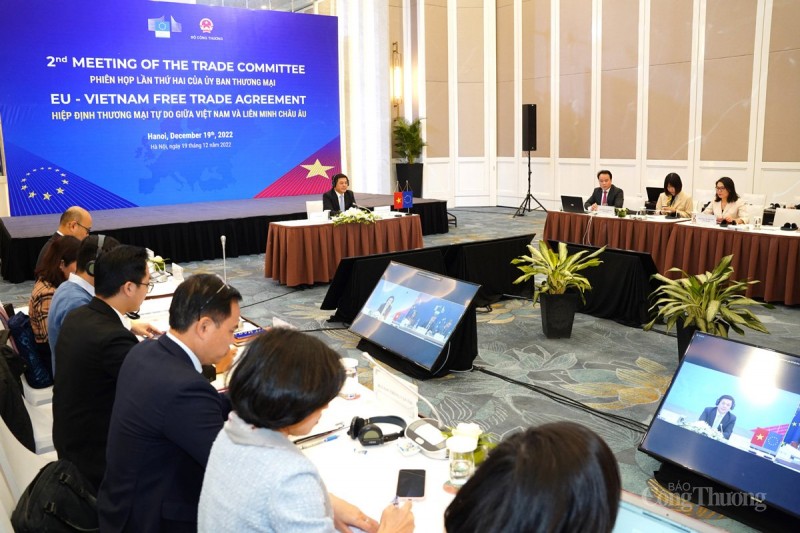 Bộ trưởng Nguyễn Hồng Diên chủ trì phiên họp lần thứ hai Uỷ ban Thương mại trong khuôn khổ Hiệp định EVFTA