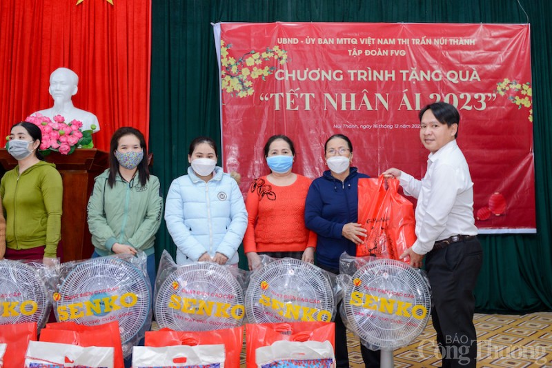Quảng Nam: Mang Tết đến sớm với những hộ gia đình khó khăn