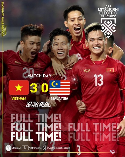 Có Sergio Aguero tại AFF Cup 2022, Malaysia vẫn thua Việt Nam 0 - 3