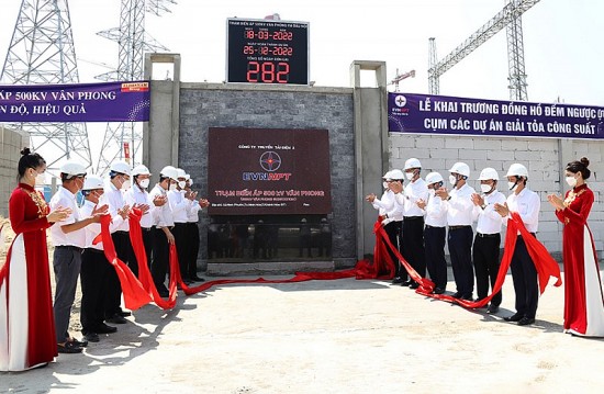 Hoàn thành vượt tiến độ Dự án đường dây 500kV Vân Phong – Vĩnh Tân -Thuận Nam