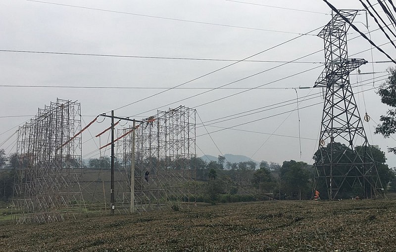 Hoàn thành đóng điện dự án nâng tải đường dây 220kV đoạn Việt Trì – Suối Sập
