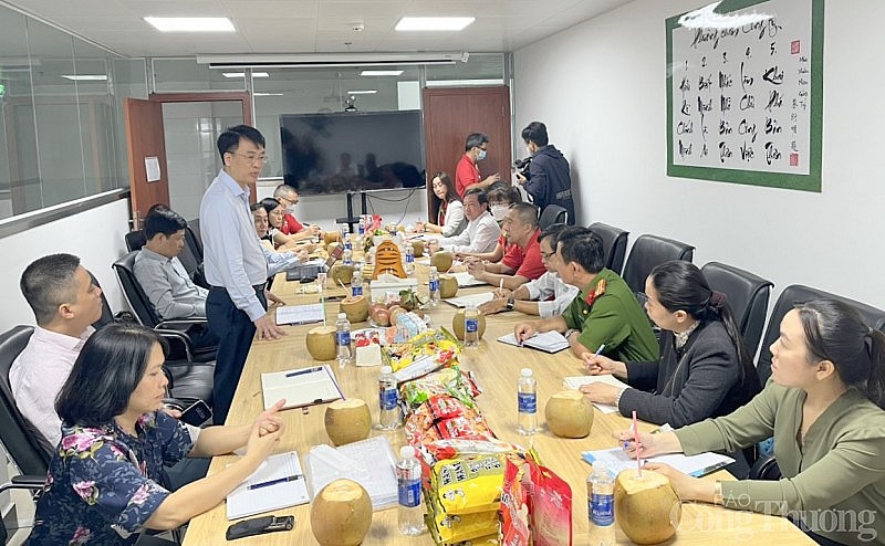 Đoàn kiểm tra liên ngành Trung ương về an toàn thực phẩm làm việc tại Tiền Giang
