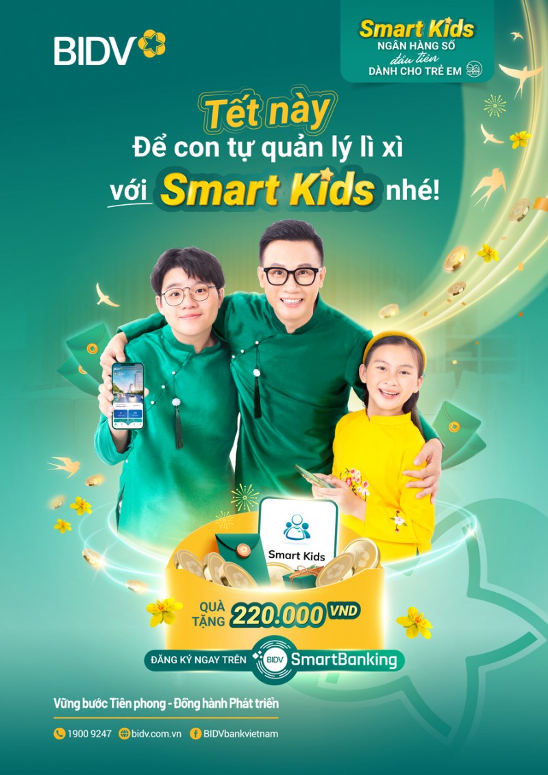 Ra mắt BIDV Smart Kids - Ngân hàng số dành cho trẻ em đầu tiên tại Việt Nam