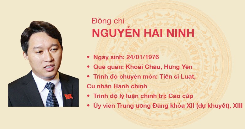 Đồng chí Nguyễn Hải Ninh