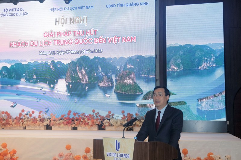 Nguyễn Trùng Khánh, Tổng cục trưởng Tổng cục Du lịch Việt Nam phát biểu tại hội nghị