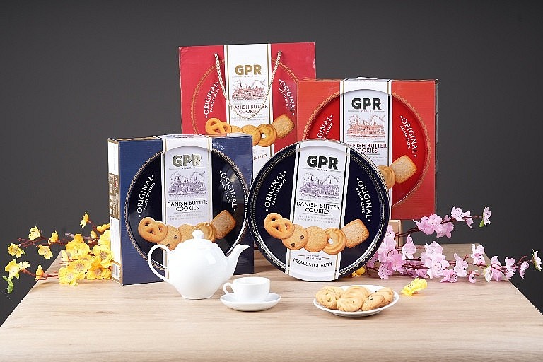 VinShop hợp tác GPR, độc quyền phân phối dòng bánh quy Đan Mạch