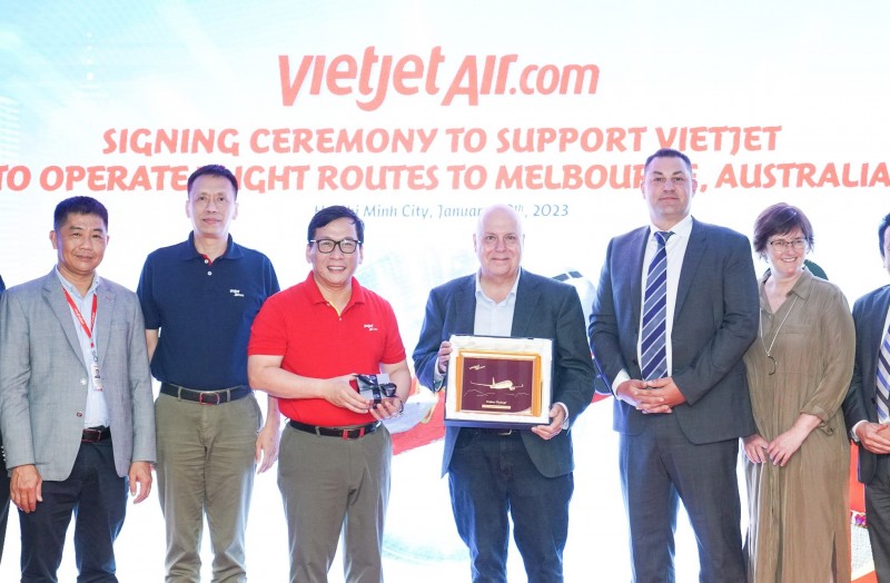 Vietjet công bố đường bay thẳng TP. Hồ Chí Minh - Melbourne (Úc)
