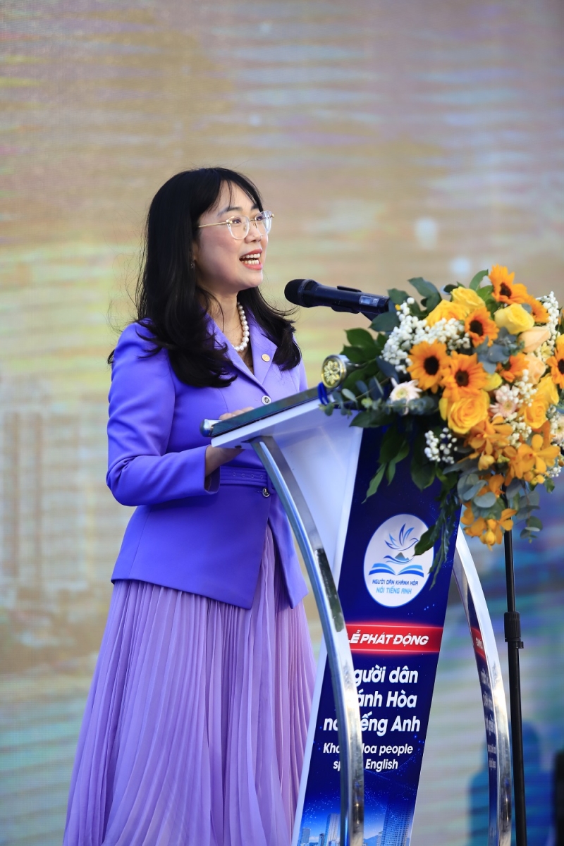 Bà Lê Mai Lan, Phó Chủ tịch Tập đoàn Vingroup, Chủ tịch Hội đồng Trường Đại học VinUni chia sẻ về ý nghĩa của chương trình