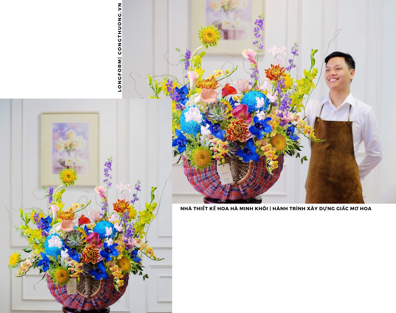 Longform | Nhà thiết kế hoa Hà Minh Khôi: Hành trình xây dựng giấc mơ hoa