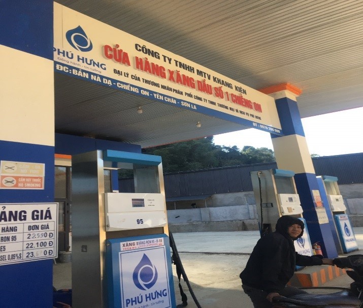 Xử phạt 10 triệu đồng đối với cửa hàng bán lẻ xăng dầu ở Sơn La
