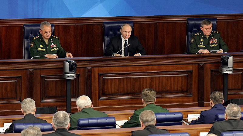 Cuộc họp thường niên của Bộ Quốc phòng Nga ngày 21/12/2022.