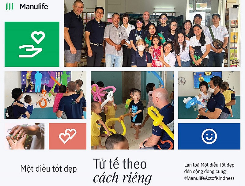 Manulife Việt Nam khuyến khích nhân viên làm điều tốt trong cộng đồng