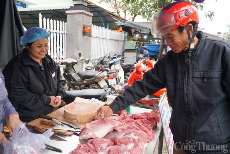 Đà Nẵng: 18 điểm bán thịt heo bình ổn giá mở bán phục vụ Tết Nguyên đán Quý Mão 2023