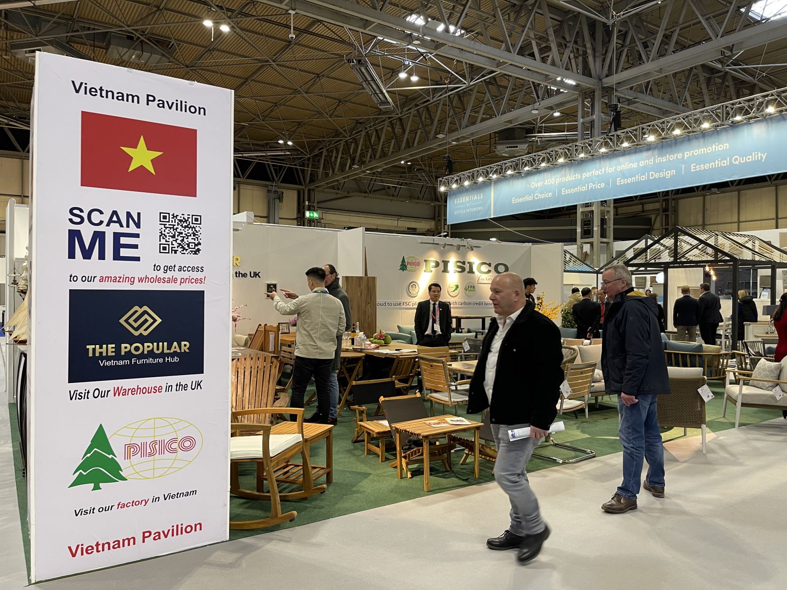 Sáu doanh nghiệp Việt Nam dự triển lãm nội thất lớn nhất nước Anh