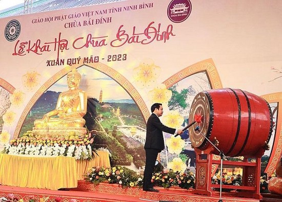 Ninh Bình: Khai hội chùa Bái Đính Xuân Quý Mão 2023