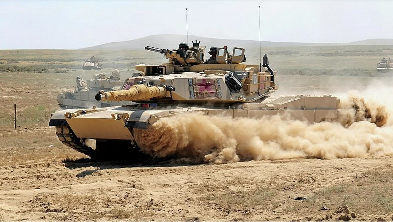 Xe tăng Mỹ M1A2 Abrams.