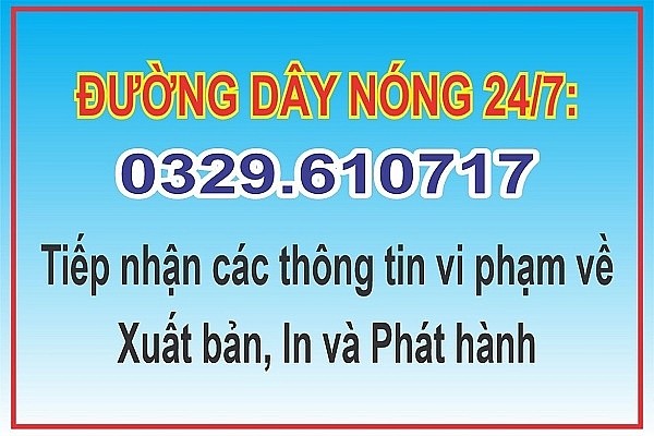 Hải Phòng công bố đường dây nóng ngăn chặn sách lậu, sách giả, sách vi phạm bản quyền.