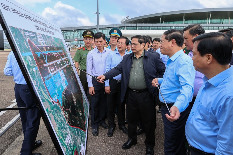 Thủ tướng Chính phủ khảo sát một số dự án trọng điểm tại Bình Định