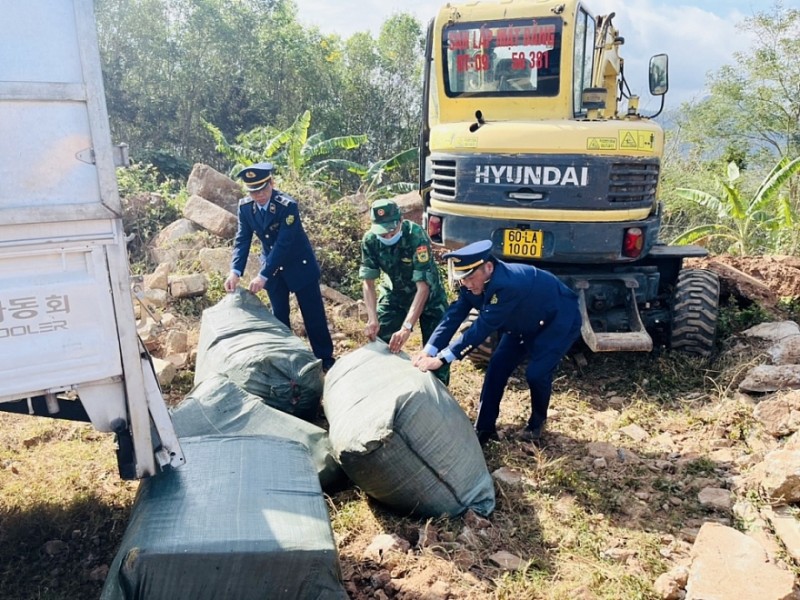 Quản lý thị trường Quảng Trị ngăn chặn 1,7 tấn lòng lợn bốc mùi hôi thối