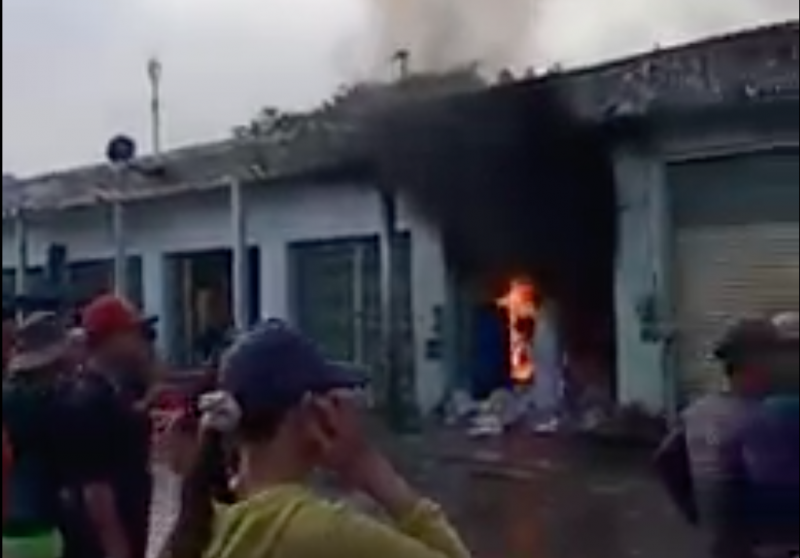 Bình Định: Cháy ki ốt trong cảng cá Quy Nhơn, 2 người thương vong