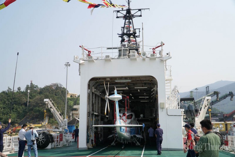 Tàu tuần tra của lực lượng bảo vệ bờ biển Nhật Bản cập cảng Đà Nẵng