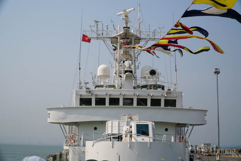 Tàu tuần tra của lực lượng bảo vệ bờ biển Nhật Bản cập cảng Đà Nẵng