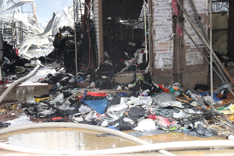 TP Hải Phòng: Hỗ trợ tiểu thương trong vụ cháy tại chợ Tam Bạc